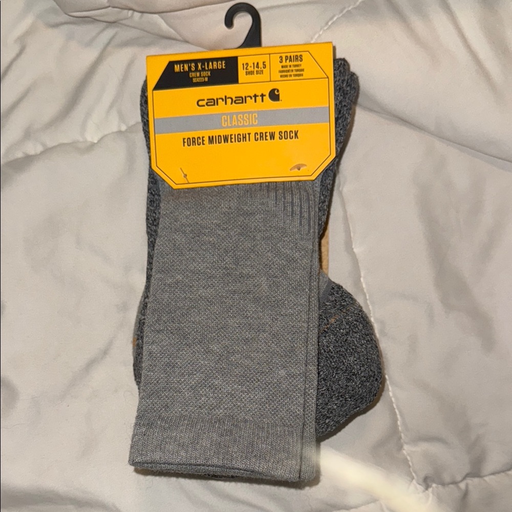 Carhartt Gray Athletic Crew Socks